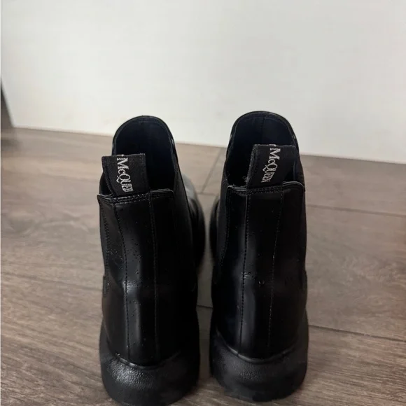 Alexander McQueen Black Hybrid Chelsea Boots
